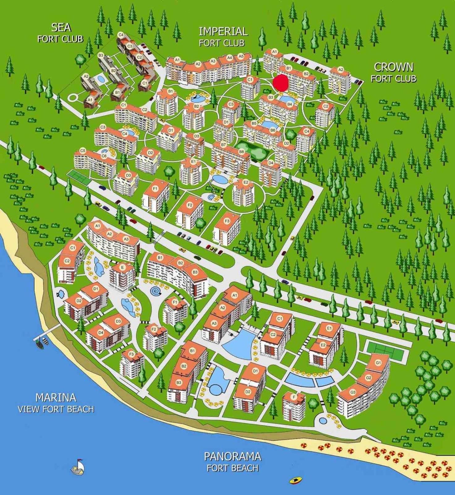 Sea View Panoramic Apartments, Fort Noks Crown Club سفيتي فلاس الغرفة الصورة